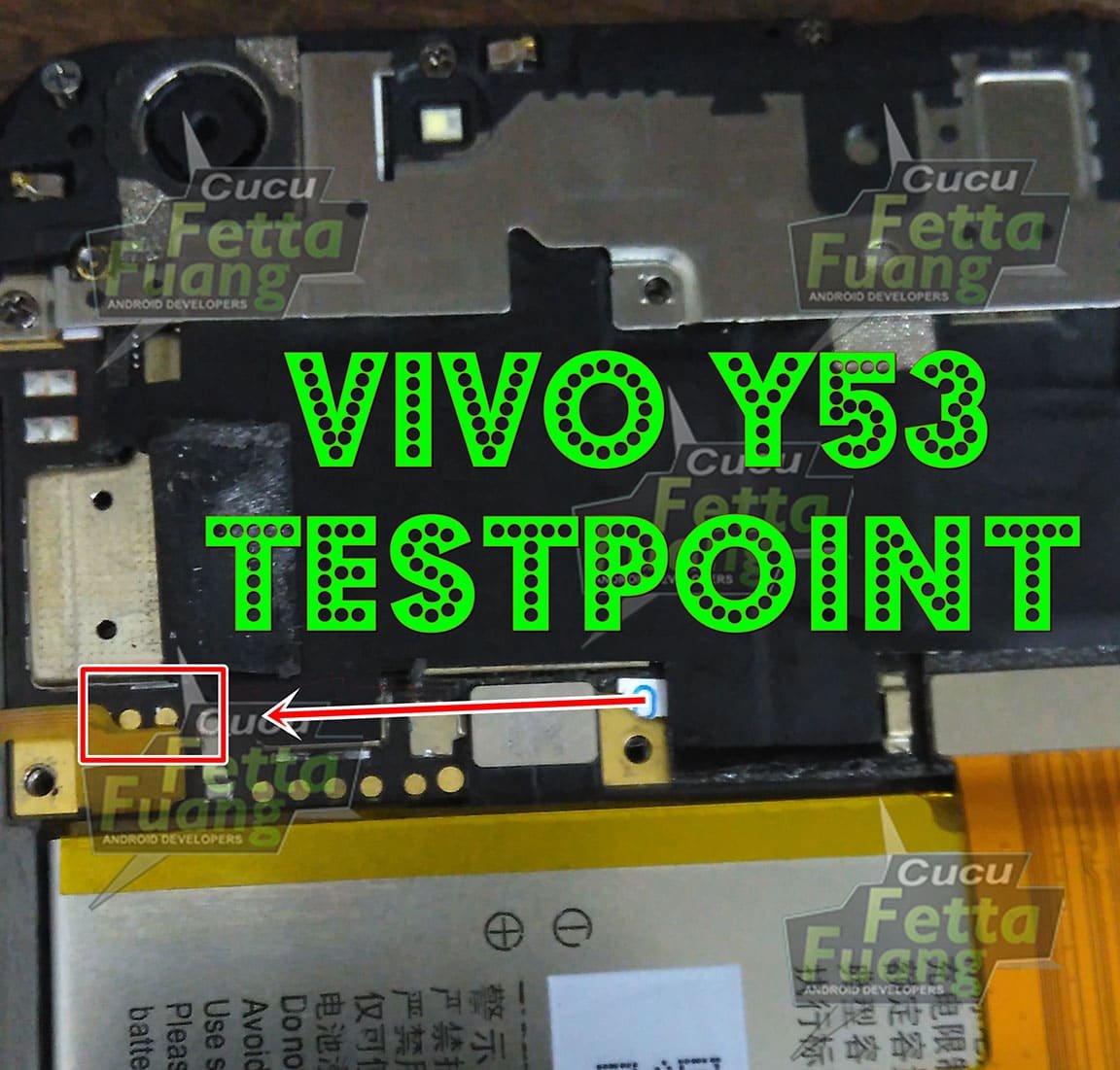 Vivo Y53 Test Point / EDL Point